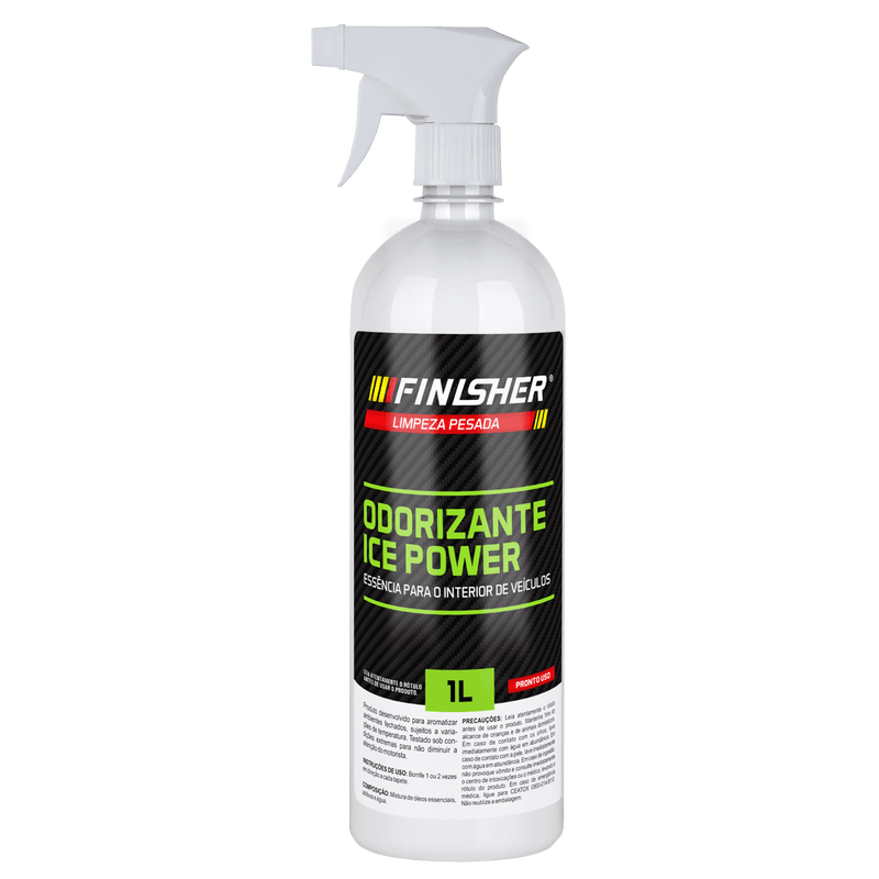 FINISHER® LP - ODORIZANTE ICE POWER - FRASCO 1L SPRAY