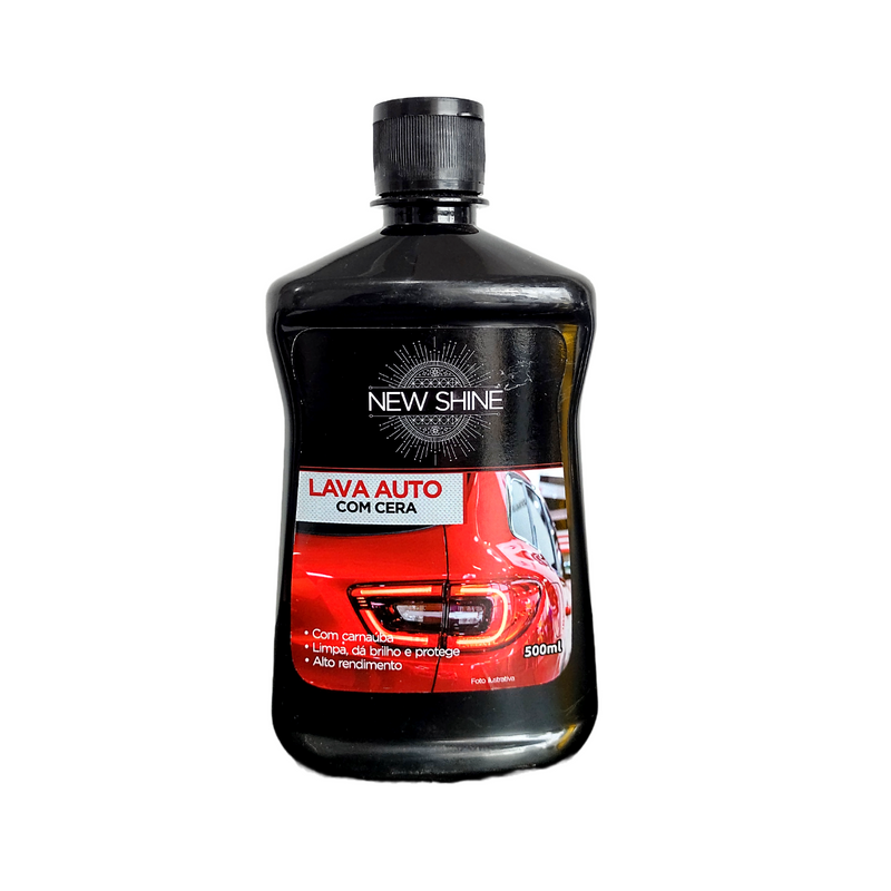 LAVA AUTO COM CERA NEWSHINE 500ML