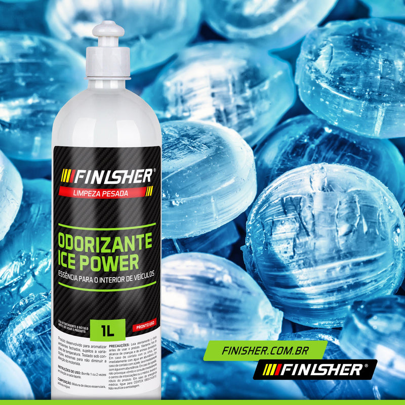 FINISHER® LP - ODORIZANTE ICE POWER - FRASCO 1L SPRAY