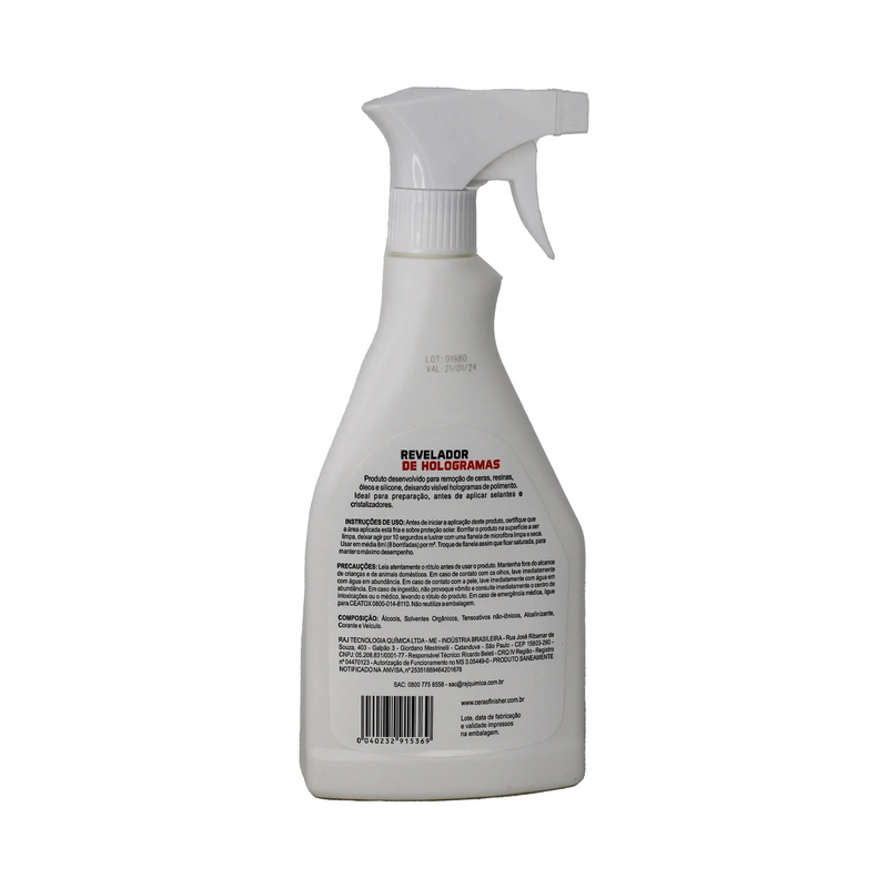 REVELADOR DE HOLOGRAMAS SPRAY 500ML - FINISHER