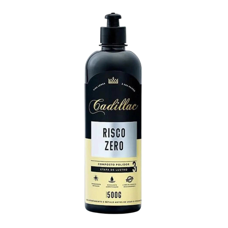 COMPOSTO POLIDOR RISCO ZERO LUSTRO 500G CADILLAC