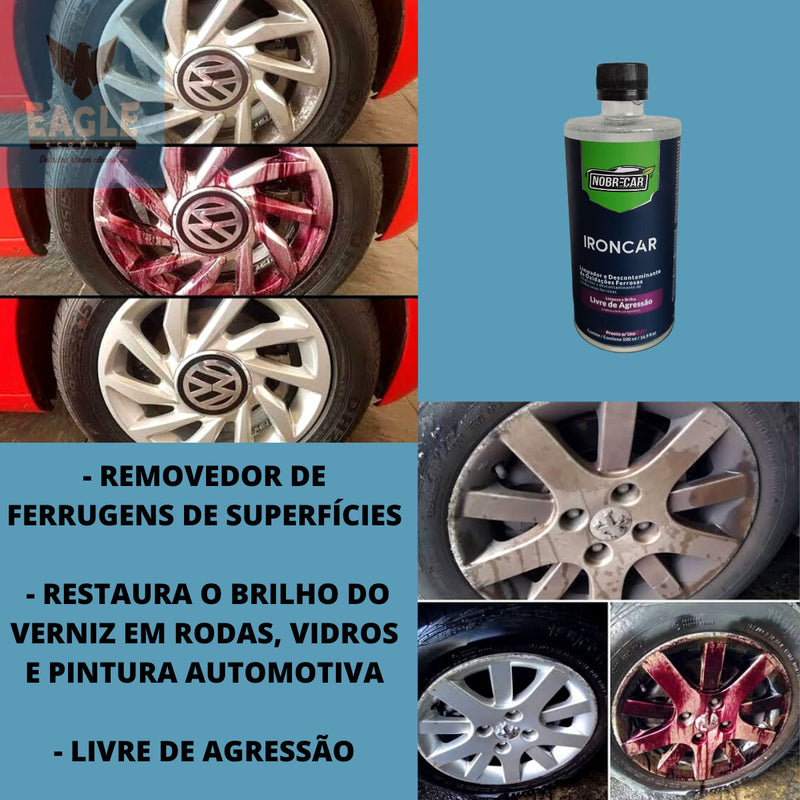 DESCONTAMINANTE IRON CAR 500ML - NOBRE CAR