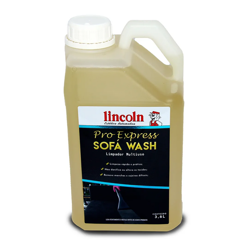 LIMPADOR SOFA WASH 3,6L LINCOLN