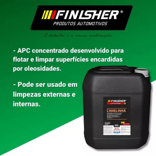 FINISHER® LP - MULTIUSO ALCALINO CANELINHA - GALAO 20 LITROS