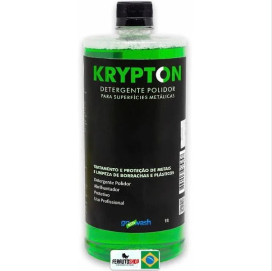 DETERGENTE POLIDOR DE METAIS 1L KRYPTON - GO ECO WASH