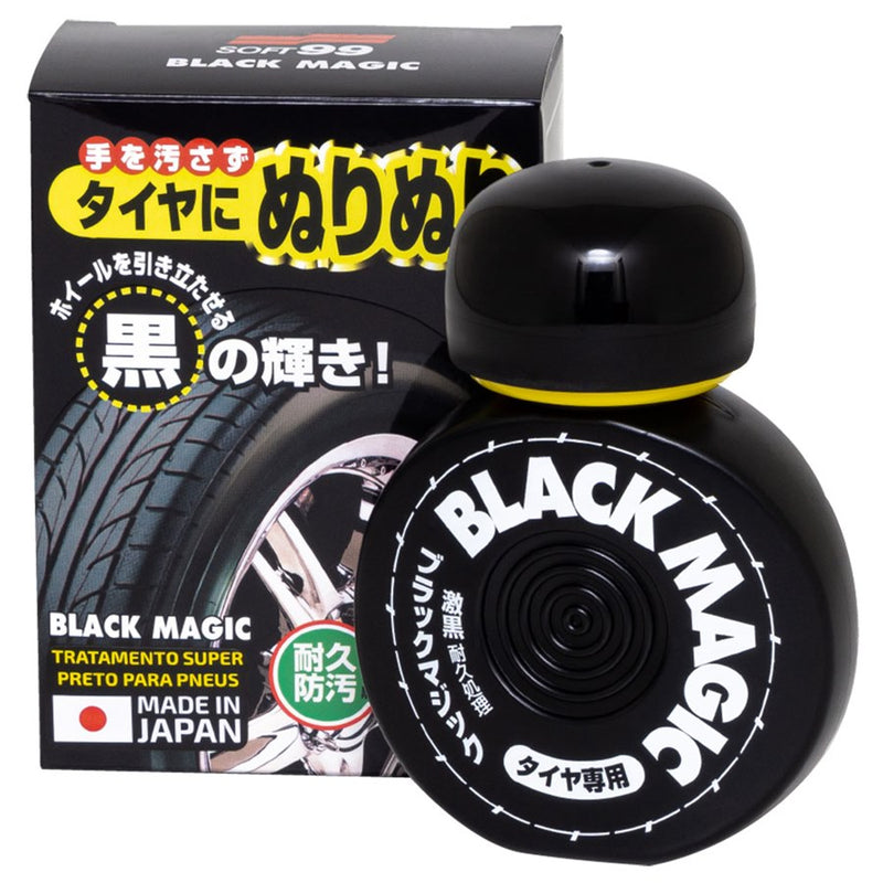 BLACK MAGIC SUPER PRETO PARA PNEUS 150 ML  SOFT 99